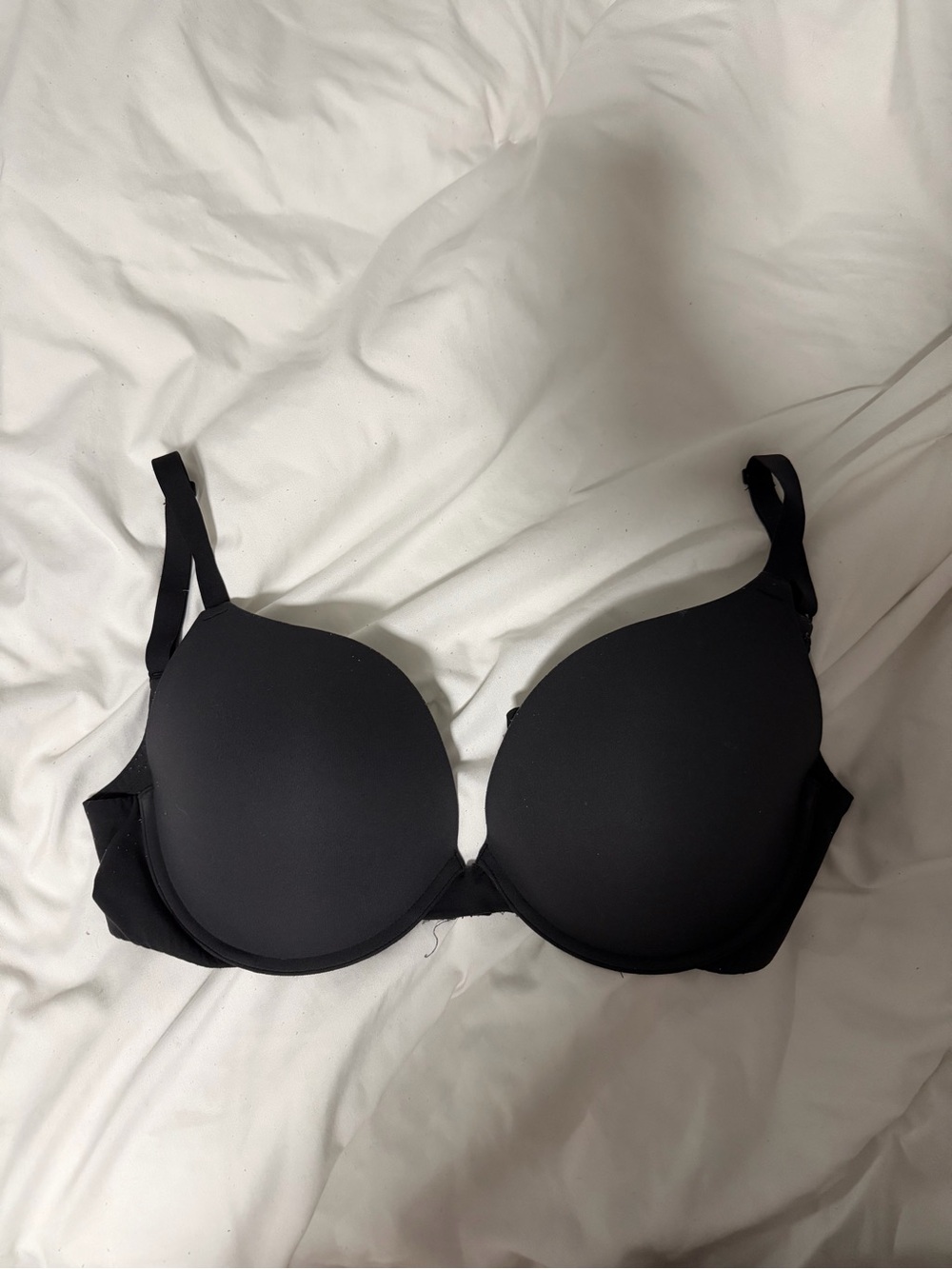 SKIMS Black Fits Everybody Push Up Bra